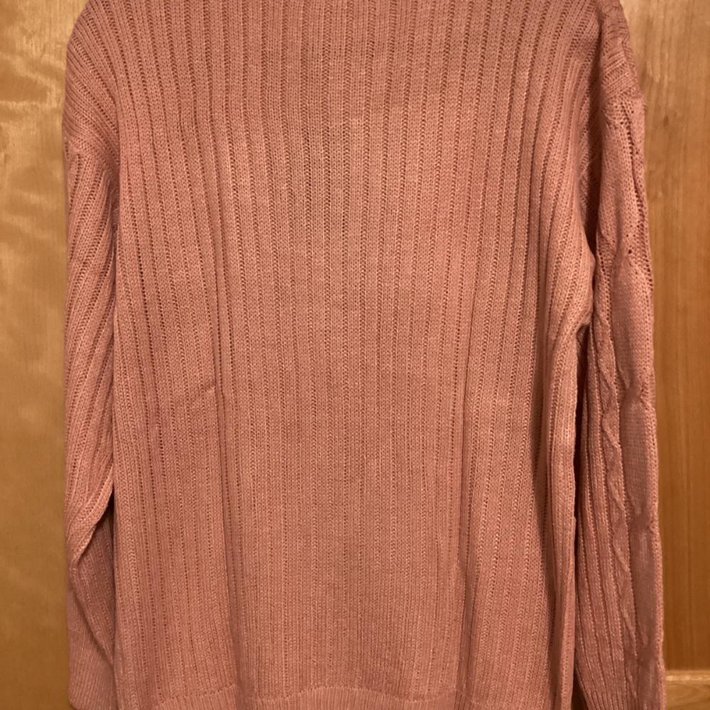 Fuinloth button up cardigan, pink, size medium, NWT - Picture 4 of 7